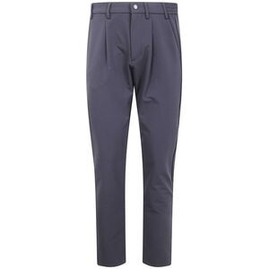 PEOPLE OF SHIBUYA Men's Pleated Technical Fabric Pants Men BLACK